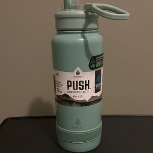 Manna Push Stainless Steel Bottle - Mint